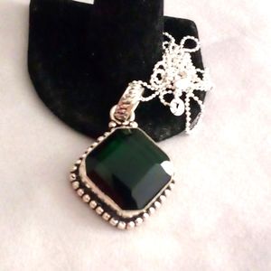 Petite 25ct tourmaline pendant 🌴